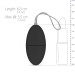 Виброяйцо с пультом Easytoys Remote Control Vibrating Egg, черный