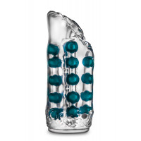Мастурбатор вагина с бусинами внутри Blush M For Men Super Stroker Clear, прозрачный