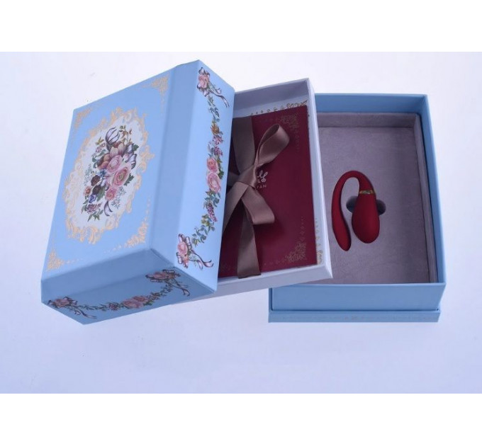 Вибромассажер с функцией управления со смартфона ZALO Fanfan, Bright Red