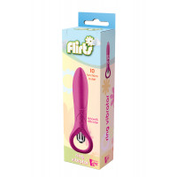 Мини-вибратор для точки G Dream Toys Flirts 10 розовый, 15.5 см х 2.9 см