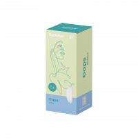 Набор сменных насадок на вакуумный стимулятор Satisfyer Caps Deluxe Climax Tips белый, 5 шт.