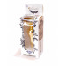 Анальная пробка с камнем Plug-Jewellery Gold BUTT PLUG- Clear