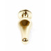 Анальная пробка с камнем Plug-Jewellery Gold BUTT PLUG- Clear