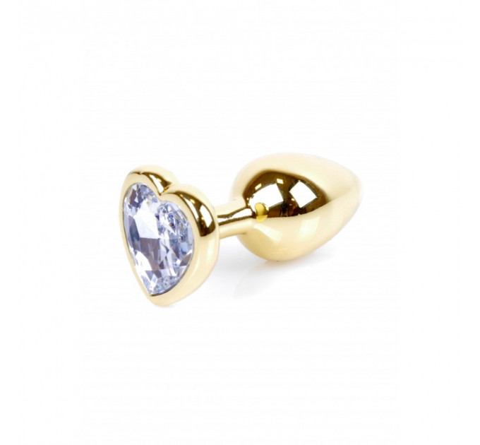 Анальная пробка S с фиолетовым камнем Boss of toys Jewellery