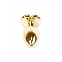 Анальная пробка S с фиолетовым камнем Boss of toys Jewellery