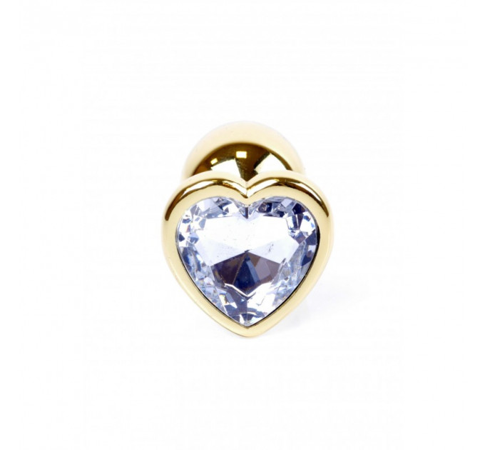 Анальная пробка S с фиолетовым камнем Boss of toys Jewellery