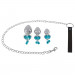 Анальні пробки з повідцем You2Toys Butt Plug Set, сріблясті