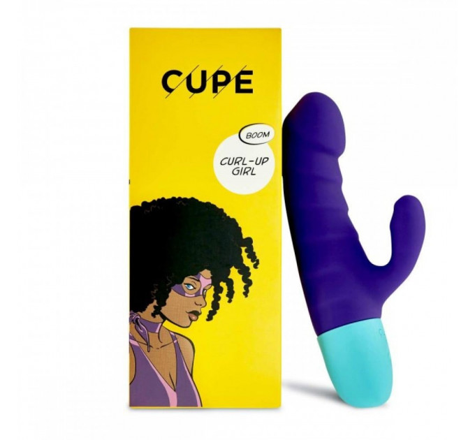 Вибратор-кролик Curl-up Girl Power фиолетовый