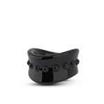 Эрекционная насадка Stay Hard Beef Ball Stretcher черная, 5 см
