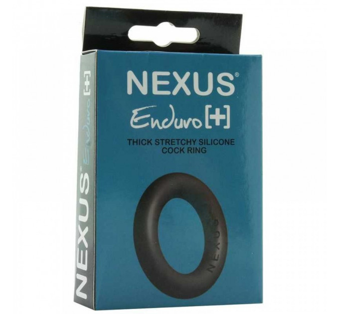 Эрекционное кольцо силиконовое ,черное NEXUS