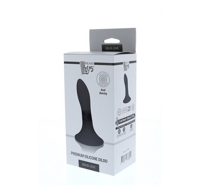 Фаллоимитатор Термоактивный SOLID LOVE 5INCH BLACK