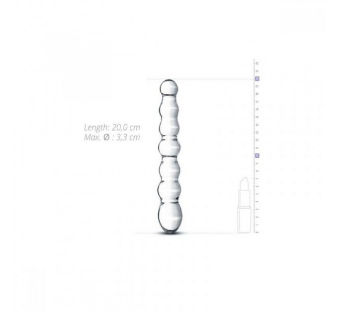 Фалоімітатор скляний Gildo Glass Dildo No. 19