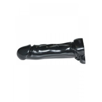 Фалоімітатор чорний Doc Johnson Jumbo Jack Man O war, 21х5 см