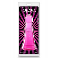 Фаллоимитатор конической формы в виде пирамиды NS Novelties Fantasia гелевый, розовый