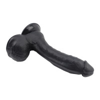 Фалоімітатор з яєчками на присосці Chisa Rubicon, чорний