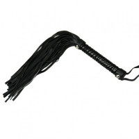 Флоггер DS Fetish Leopard flogger M black Флоггер DS Fetish Leopard flogger M black