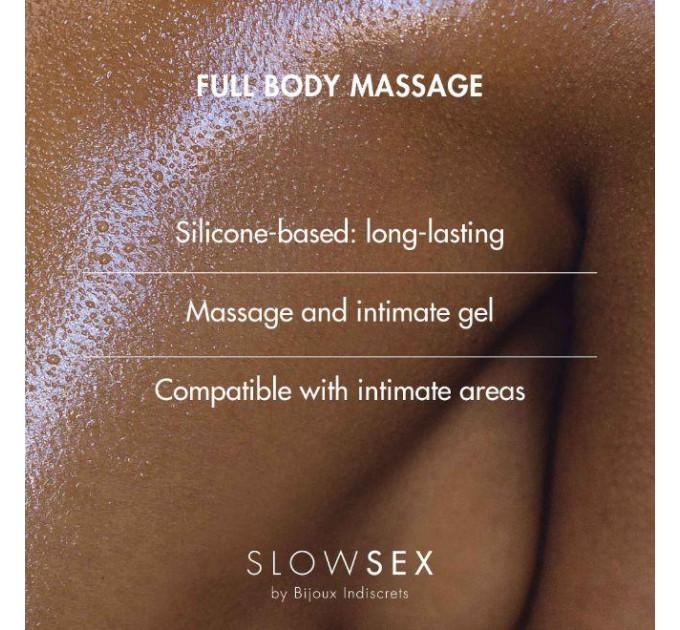 Гель для массажа всего тела на силиконовой основе FULL BODY MASSAGE Slow Sex by Bijoux Indiscrets, 5
