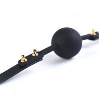 Кляп із кулькою силіконовий Solid Medium Ball Gag UPKO