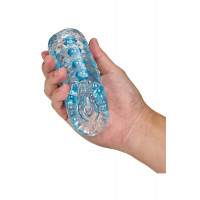 Мастурбатор вагина с бусинами внутри Blush M For Men Super Stroker Clear, прозрачный