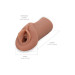 Мастурбатор Pipedream PDX Extreme Sorority Snatch коричневий, 13.5 см