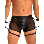 Чоловічі труси напівпрозорі Star Night з обмежувачами для рук, чорні, M