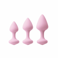 Набір анальних пробок NS Novelties INYA TRIPLE KISS TRAINER KIT PINK