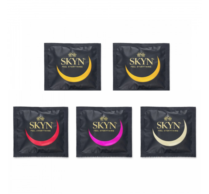 Набір презервативів МІКС SKYN (Pina Colada, Cherry Sunrise, 2 Passion Daiquiri, Intense Feel), 5 шт