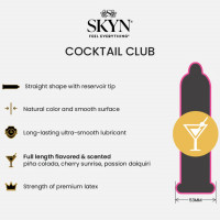 Набір презервативів МІКС SKYN (Pina Colada, Cherry Sunrise, 2 Passion Daiquiri, Intense Feel), 5 шт