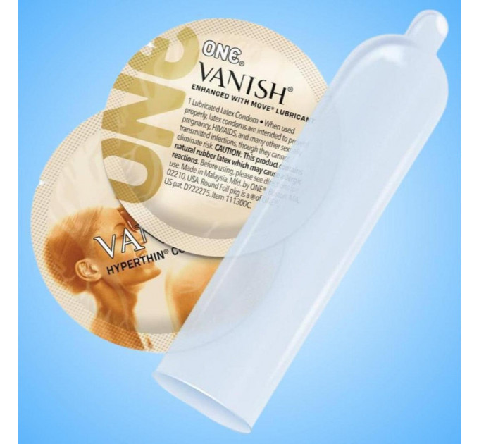 Набор презервативов 5шт One Vanish Hyperthin, 5 штук