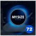 Презервативы латексные My.Size Extra Large 72 мм (цена за упаковку, 3 шт.)