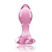 Стеклянная пробка NS Novelties CRYSTAL HEART PINK