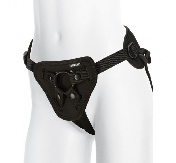 Трусики для страпона с вибрирующим адаптером Vac-U-Loc Supreme Harness w Vibr. Plug