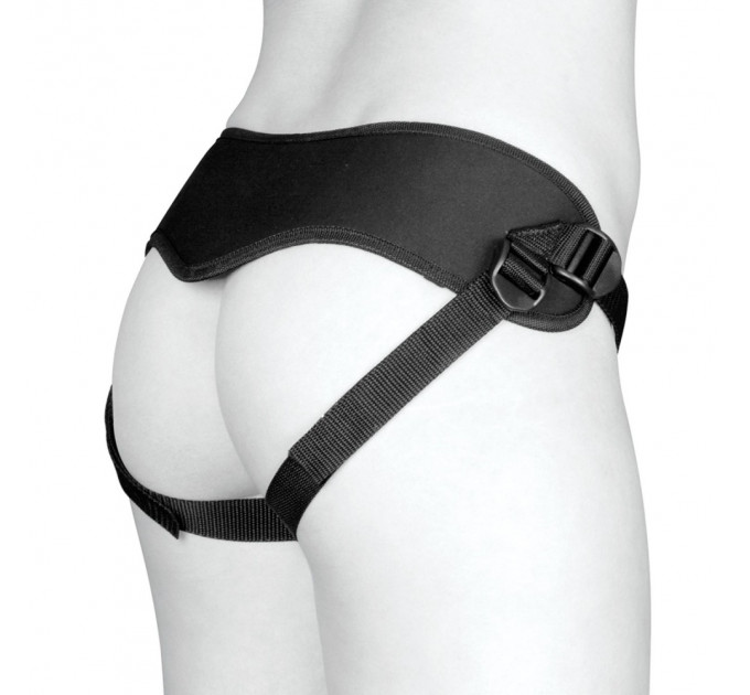 Трусики для страпона с вибрирующим адаптером Vac-U-Loc Supreme Harness w Vibr. Plug