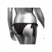 Трусики со стразами на завязках CalExotics Radiance Side-Tie Panties, черные, One size