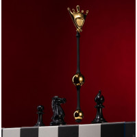Вагинальные шарики Королева (Ферзь) из коллекции ,,Шахматы,, UPKO The Chess Collection-Queen