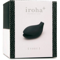 Вібратор для клітора у формі кита Iroha+ Yoru Tenga, медичний силікон, чорний