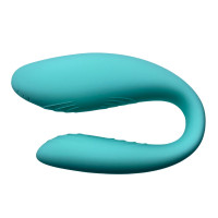 Вібратор для пар Passion Play з пультом, 18 режимів вібрації, бірюзовий