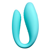 Вібратор для пар Passion Play з пультом, 18 режимів вібрації, бірюзовий
