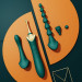 Вибратор двухсторонний универсальный ZALO BESS2 Turquoise Green