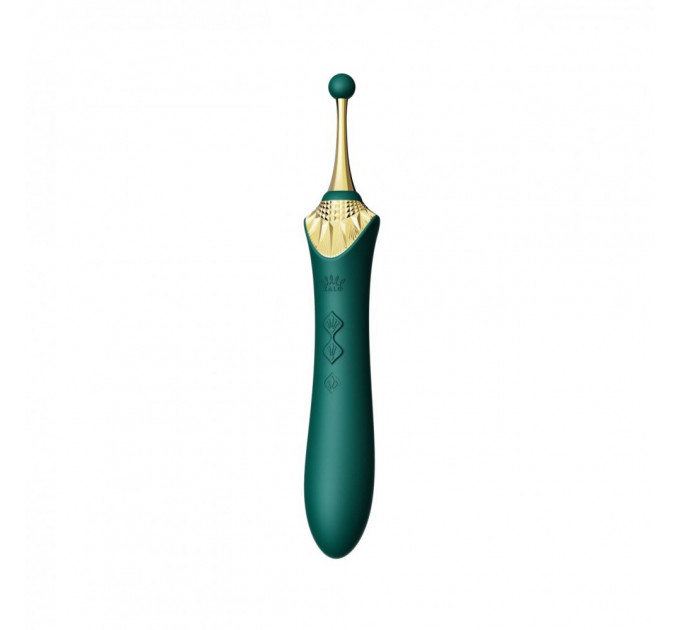 Вибратор двухсторонний универсальный ZALO BESS2 Turquoise Green