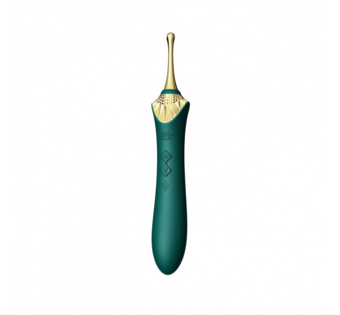 Вибратор двухсторонний универсальный ZALO BESS2 Turquoise Green