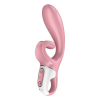 Вибратор-кролик Satisfyer Hug Me с подключением к приложению, розовый