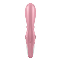 Вибратор-кролик Satisfyer Hug Me с подключением к приложению, розовый