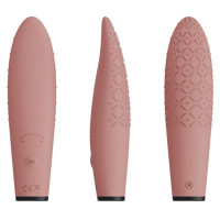 Вибратор-масcажер с эффектом движения языка Sweet Em 0064F коричневый