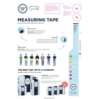 Измерительная лента для пениса Mister Size Guide Dispenser Измерительная лента для пениса Mister Size Guide Dispenser