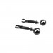 Зажимы для сосков Chisa Sins Inquisition Playful Weighted Nipple Clamps с грузиками, черные