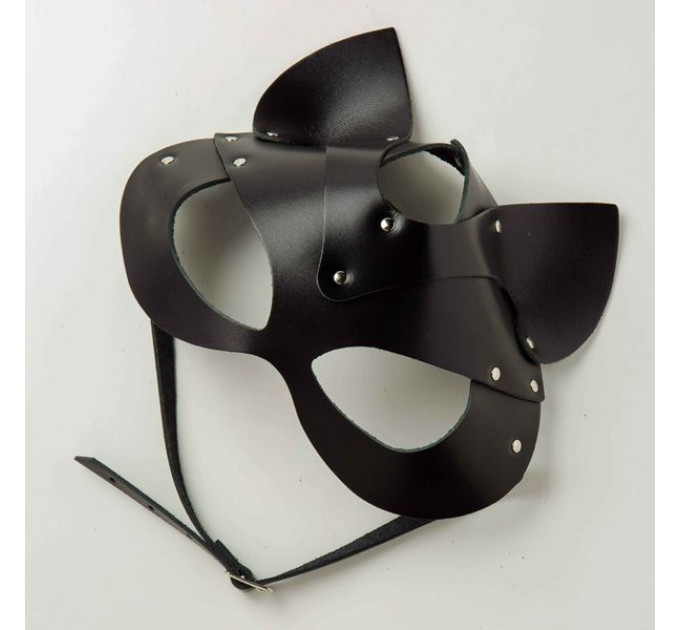 Маска Кошка Leather, Black