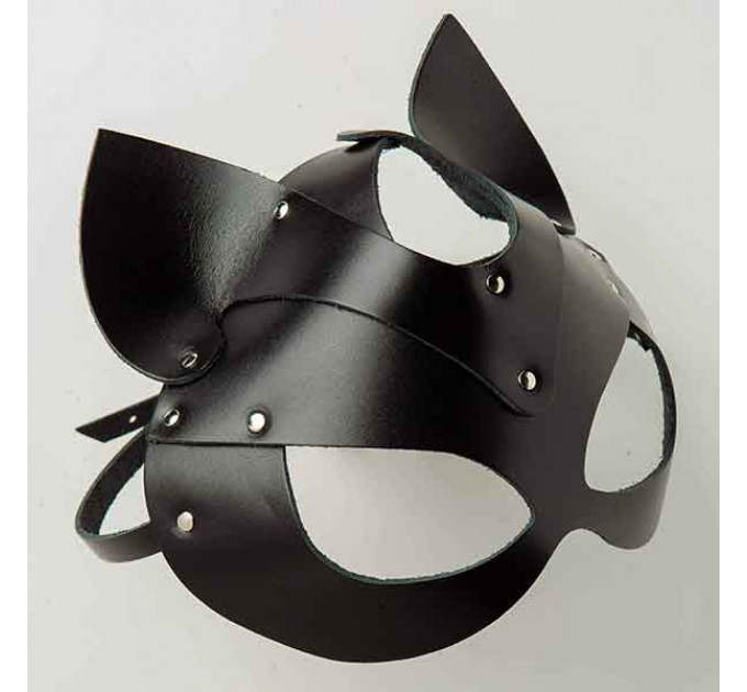 Маска Кошка Leather, Black