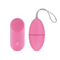 Виброяйцо с пультом Easytoys Remote Control Vibrating Egg, розовое