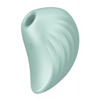 Вакуумний кліторальний стимулятор із вібрацією Satisfyer Pearl Diver м'ятний